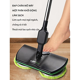 Mua Cây Lau Nhà Chạy Điện Không Dây Gia Đình Quét Tự Động 180 ° Sàn Ướt Và Khô  Thời Lượng Pin Dùng Dài