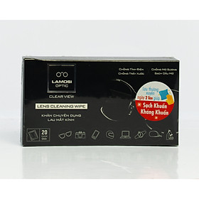 Mua LAMOSI OPTIC - Khăn lau mắt kính chuyên dụng - Hộp 20 gói