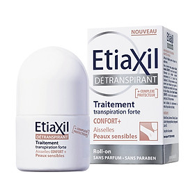 Lăn khử mùi Etiaxil Détranspirant Traitement Confort+ Aisselles Peaux Sensibles 15ml (Dành cho da siêu nhạy cảm)