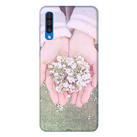 Ốp lưng dành cho điện thoại Samsung Galaxy A50 hình Đôi Tay Hoa Hồng - Hàng chính hãng