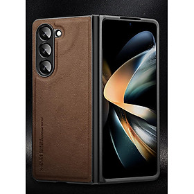Ốp lưng da cho Samsung Galaxy Z Fold 7 / Z Fold6  chính hãng X Level cao cấp - Hàng chính hãng