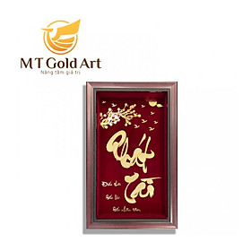 Tranh chữ Phát Tài dát vàng 24k MT Gold Art- Hàng chính hãng, quà tặng dành cho sếp, khách hàng, đối tác