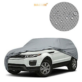 Bạt phủ ô tô chất liệu vải không dệt 3 lớp cao cấp thương hiệu MACSIM cho xe ô tô Mazda CX3 - màu ghi