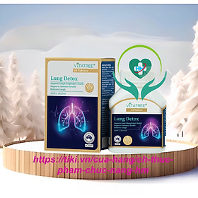 Viên uống Bổ phổi Vitatree Lung detox, hộp 60v, nhập khẩu Úc