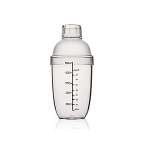 Bình Lắc Pha Chế Shaker Cocktail ,Pha Trà Sữa Bằng Nhựa Cứng Có Vạch Chia In Đậm