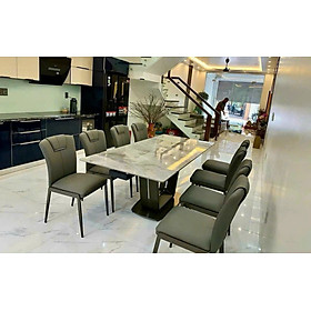 Mua Bộ bàn ăn mặt đá nhập khẩu sang trọng  hiện đại CTL07 Tundo nhiều lựa chọn