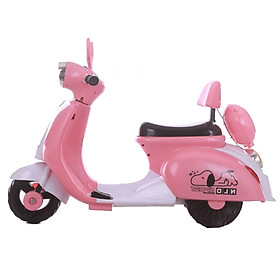 XE MÁY ĐIỆN TRẺ EM VES.PA CỔ XM3279 HỒNG CHO BÉ GÁI TỪ 2 ĐẾN 9 TUỔI DỄ THƯƠNG