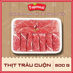 HCM - Thịt trâu cuộn (500g) - Thích hợp với các món nướng BBQ, nhúng lẩu,... - [Giao nhanh TPHCM]