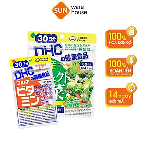 Combo Viên Uống DHC Perfect Vegetable Và Multi Vitamins Cung Cấp Dưỡng Chất