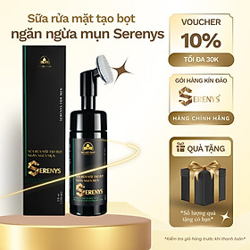 Sữa Rửa Mặt Tạo Bọt Serenys 150ml – Làm Sạch & Dưỡng Ẩm, Hỗ Trợ Ngăn Ngừa Mụn