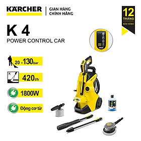 Máy phun rửa áp lực cao Karcher K 4 Power Control Car động cơ từ