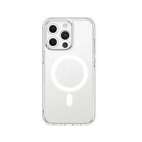 Ốp Lưng iPhone 13/13 Pro/13 Pro Max MIPOW Mags Tempered Glass Clear - Hàng Chính Hãng