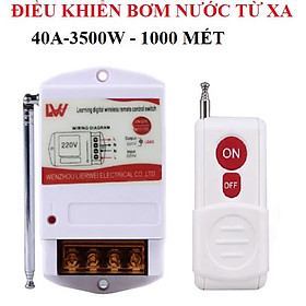 Mua Bộ Điều Khiển Máy Bơm Nước   Điện Đèn Từ Xa 220V – Khoảng Cách 1–5KM Công Suất Lớn 40A 3000W