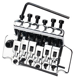 6 Dây Đôi Tremolo Cầu Yên Cầu Bộ cho Đàn Guitar Điện Chrome