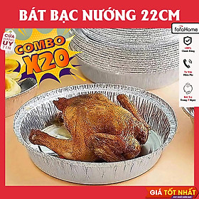 Mua Bát Bạc Lót Nồi Chiên Không Dầu Cỡ 22cm Dày Cứng Tái Sử Dụng Nướng Nồi Chiên Không Dầu Đồ Nhà Bếp