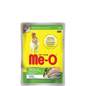 Thức ăn cho mèo Pate me-o gói 80g