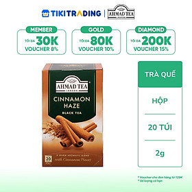 Trà quế Ahmad Tea Hộp 40g (20 gói)