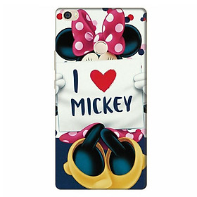 Ốp Lưng Dành Cho Điện Thoại Xiaomi Mi Max - I Love Mickey