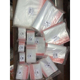 50gr túi zipper chỉ đỏ nhiều size