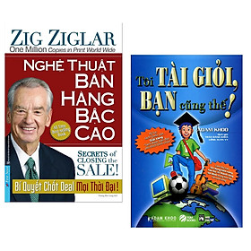 Combo Kỹ Năng Tư Duy và Bán Hàng Đỉnh Cao: Nghệ Thuật Bán Hàng Bậc Cao + Tôi Tài Giỏi, Bạn Cũng Thế! (Tặng Kèm Bookmark Green Life)