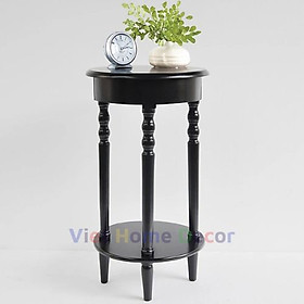 Mua Bàn Trang Trí  Bàn Đèn  Tab Đầu Giường Chân Tiện 9203 - Thương hiệu Viet Home Decor