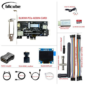 BliKVM PCIe "KVM over IP" Raspberry Pi CM4 PoE HDMI CSI PiKVM v3 Màu sắc: PCle