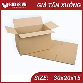 Mua 30x20x15 Combo 50 hộp Carton đóng gói hàng giá tại xưởng