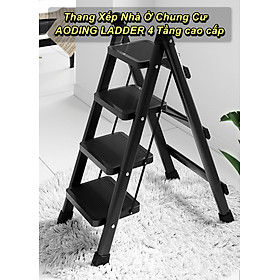 Thang Xếp Chữ A Dùng Cho Nhà Ở Chung Cư AODING LADDER 4 Tầng Cao Cấp - Home Decor Furniture