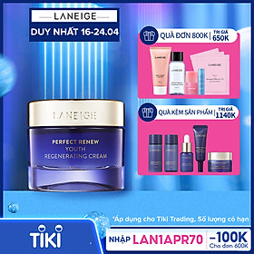 Kem dưỡng giúp ngăn chặn các dấu hiệu lão hóa sớm LANEIGE Perfect Renew Youth Regenerating Cream 50ml