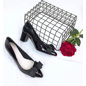 Cao gót nơ lụa 5cm GXK104