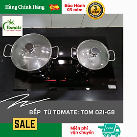 Bếp từ Tomate TOM 02I-G8. Tomate Tây Ban Nha. Hàng chính hãng