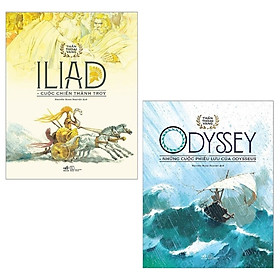 [Download Sách] Combo Thần Thoại Vàng: ILiad Cuộc Chiến Thành Troy + Odyssey Những Cuộc Phiêu Lưu Của Odysseus (Bộ 2 Cuốn)