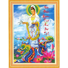 Mua Tranh thêu chữ thập Quan Thế Âm DLH-222907