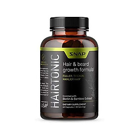 Hair Growth Supplement for Men - Hair, Skin and Nail Supplement - Hair Loss Supplement Vitamin with Biotin, Keratin, Bamboo - 60 Capsules