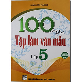 Ảnh bìa 100 Bài Tập Làm Văn Mẫu Lớp 5