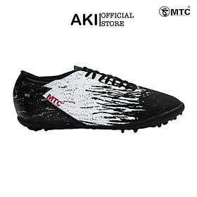 Giày đá bóng nam cỏ nhân tạo MTC Faster Đen thể thao thời trang chính hãng