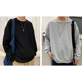 Áo Sweater Nỉ Chui Trơn Nam Nữ Đều Mặc Được Dễ Dàng Phối Đồ