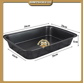 Mua Khuôn Nướng Làm Bánh Hình Chữ Nhật Chống Dính Kích Thước 30*20*5cm