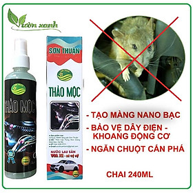 Chai xịt đuổi chuột tiện dụng dùng cho ô tô, gia đình