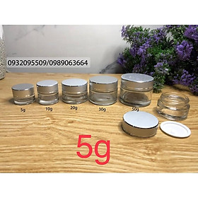 Mua 10 hủ 5g thuỷ tinh đựng mỹ phẩm