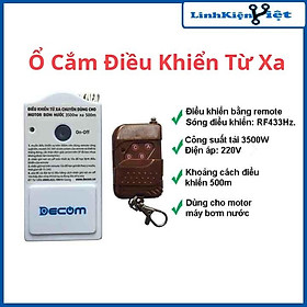Mua Ổ cắm điều khiển từ xa 3500W cho motor  máy bơm nước 100-500M