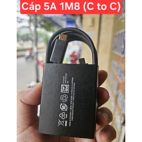 Bộ Adapter sạc kèm cáp Type C - Type C PD 45W Samsung EP-T4510X-Hàng chính hãng