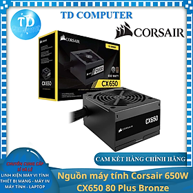 Mua Nguồn máy tính Corsair 650W CX650 80 Plus Bronze - Hàng chính hãng Vĩnh Xuân phân phối