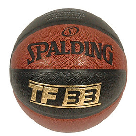 Bóng rổ Spalding Gold 10 Panel TF 33- Indoor/ Outdoor size 7 (74-489Z)- Tặng kèm Kim bơm bóng và Túi lưới đựng bóng