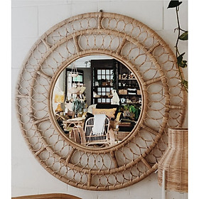 Mua Gương Mây Thiết Kế Độc Đáo- 2021 Rattan Wall Miror  -MI001