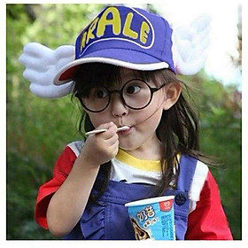 Kính Mắt trẻ em tròn xoe ngố phong cách Cosplay Arale