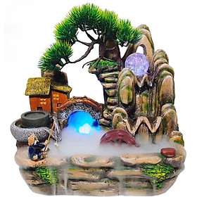 Thác nước phong thủy tiểu cảnh