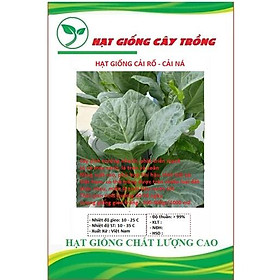 Hạt giống rau cải làn ( rau cải rổ - cải ná ) - 1 gói 5gram