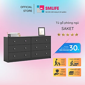 Tủ đựng quần áo phòng ngủ SMLIFE Saket