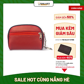 Ví Móc Khóa Nam Nữ Để Tiền Lẻ Thẻ Xe Giấy Tờ Nhỏ Gọn Tiện Lợi Galaxy Store (6.5x10.5 cm)